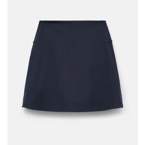 Girlfriend Collective Navy Tennis Skirt